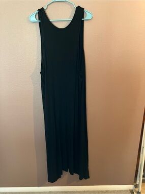 Always For Me Black Maxi Tank Dress